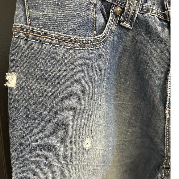 Vintage by Route 66 Slightly Distressed Wide Leg Jeans Size 32x30 - Picture 5 of 9